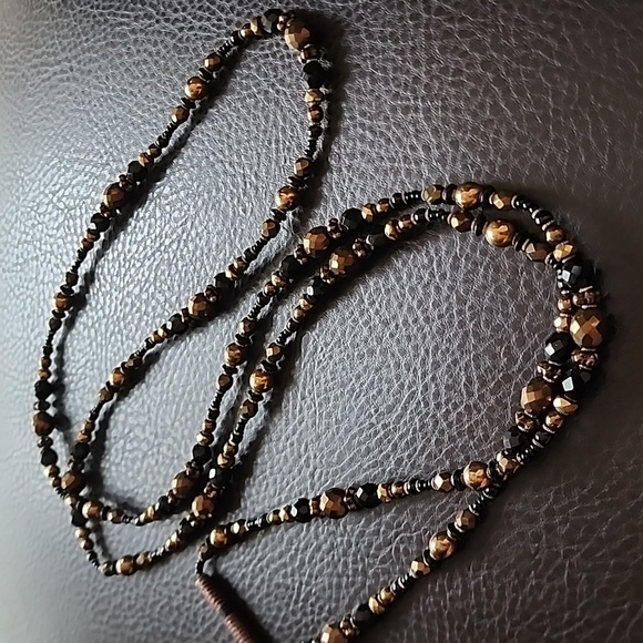 VTG glass necklace - Picture 2 of 8